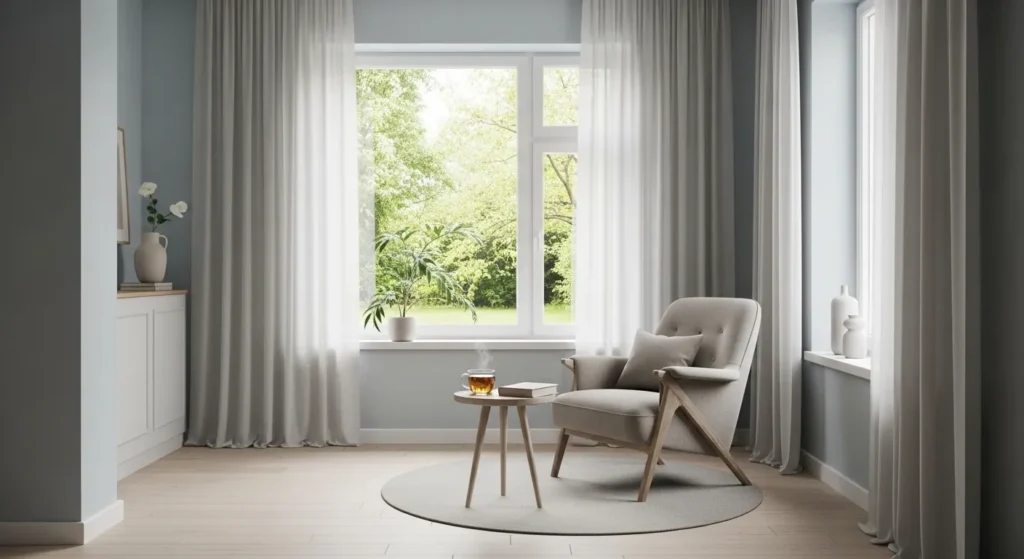 Calm is a quiet room