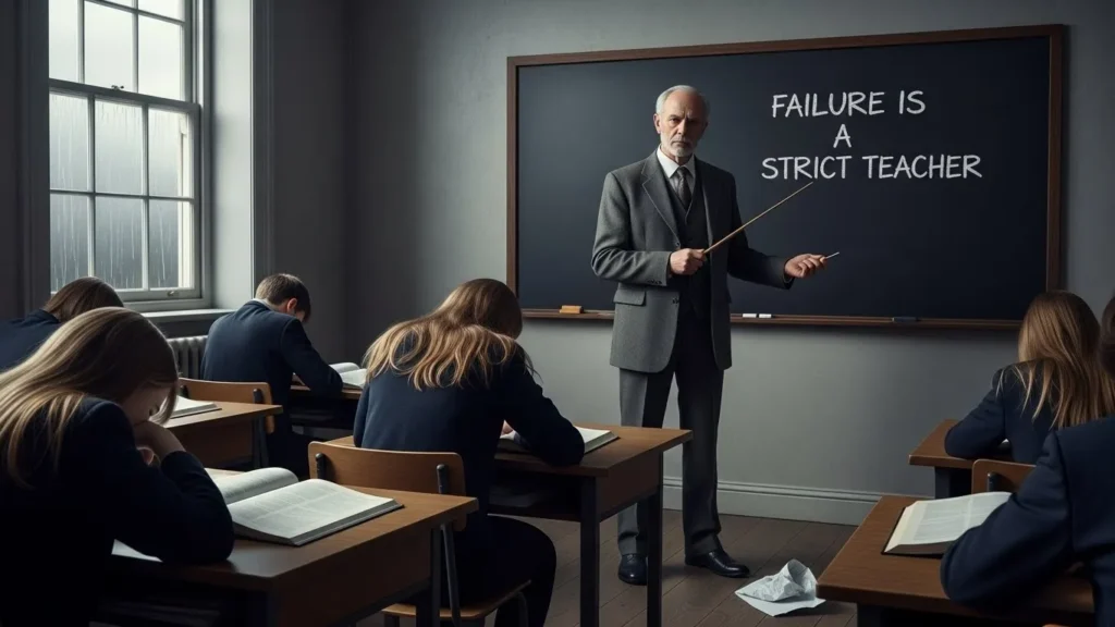 Failure is a strict teacher