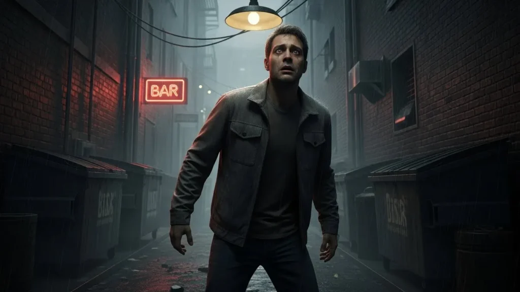 Fear froze him in place