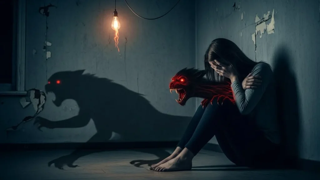 Fear was a wild animal inside her