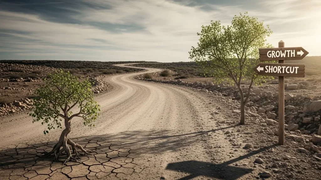 Growth was a long road, not a shortcut