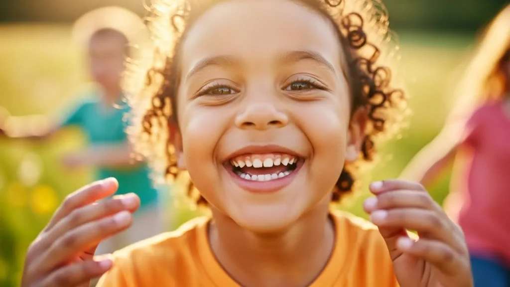 Happiness is a child’s laughter