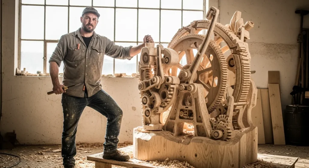 He finished the job like a machine