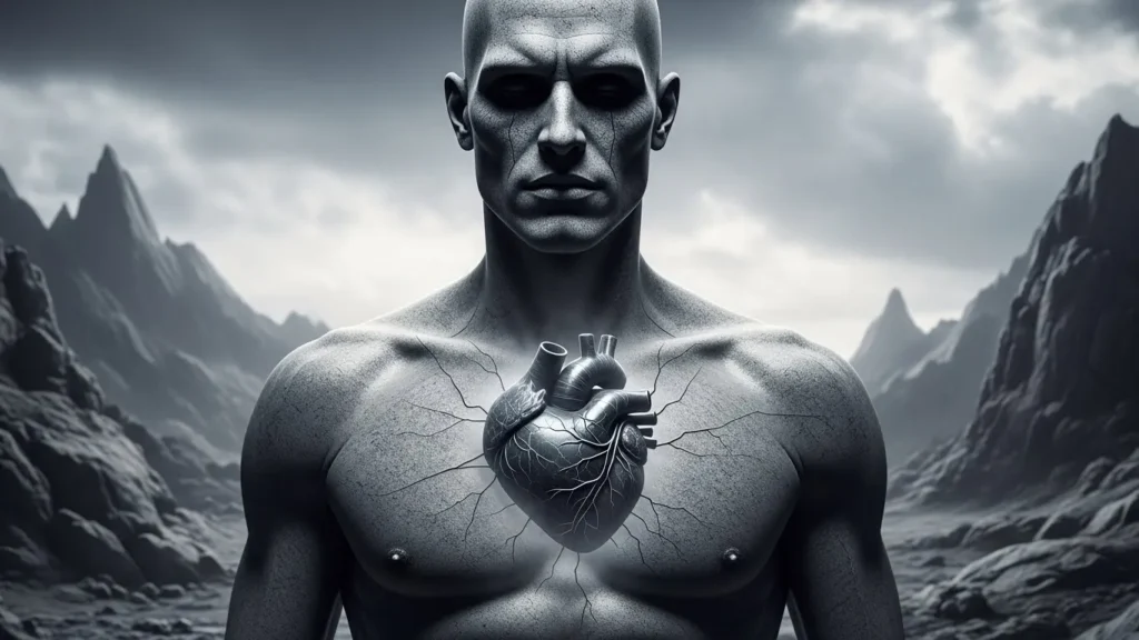 He has a heart of stone