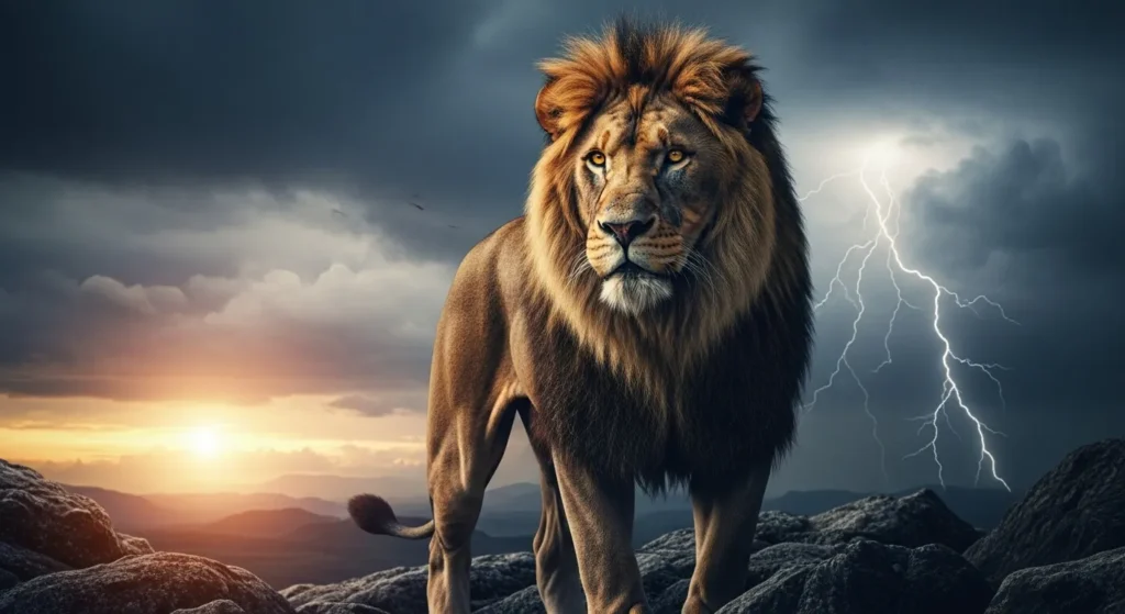 He was a lion in the face of fear