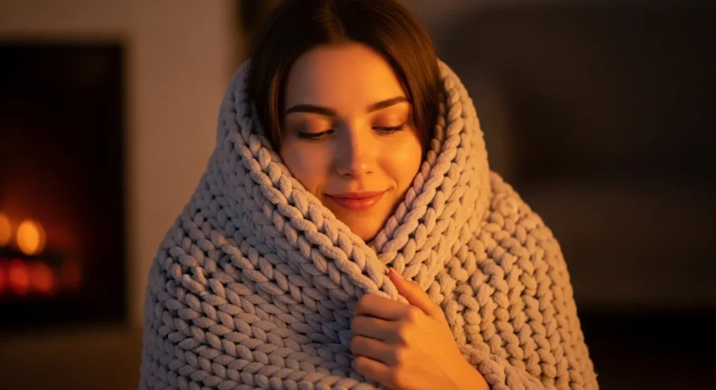 Her kindness was a warm blanket