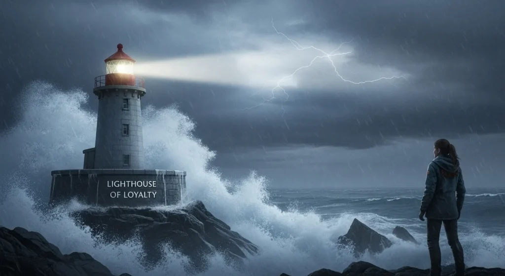 Her loyalty was a lighthouse in the storm
