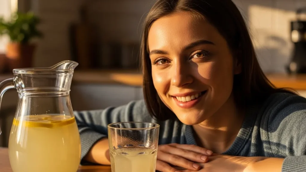 Her smile was lemonade after a bitter day