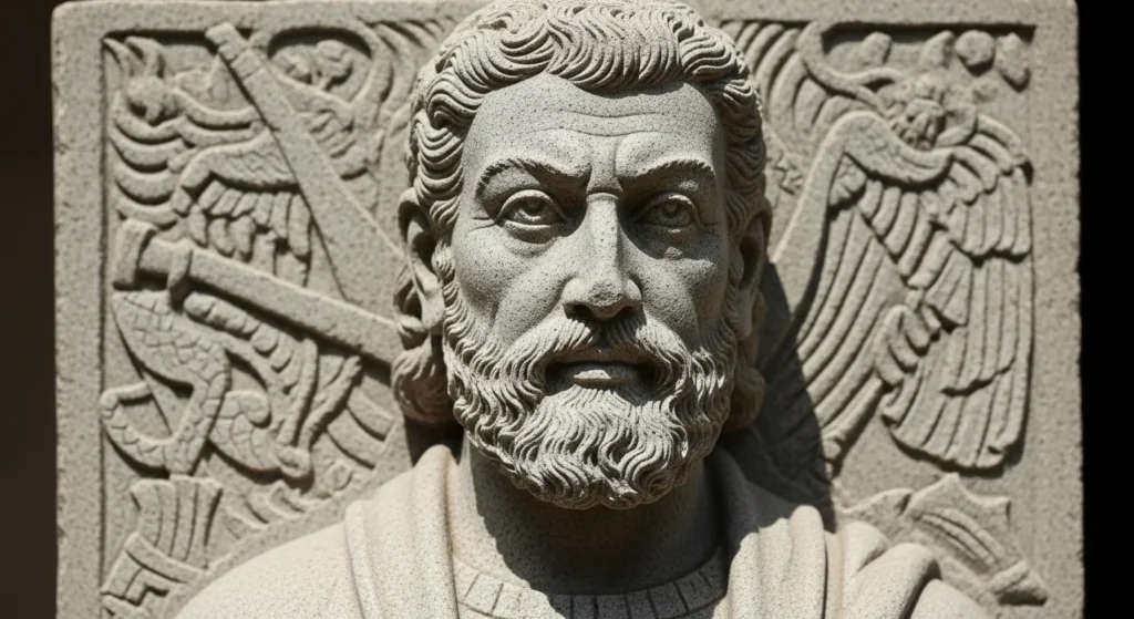 He’s carved in stone