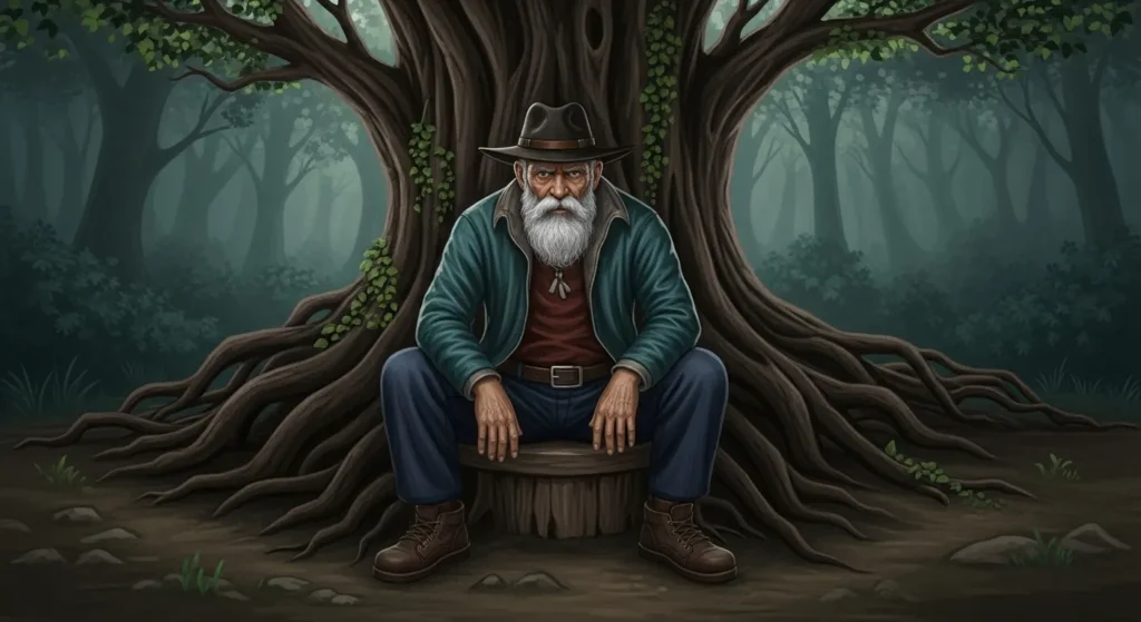 He’s rooted like an old tree