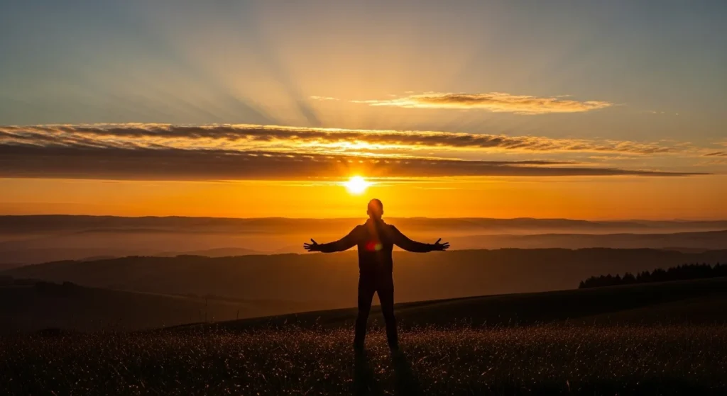 His belief shone like the sun