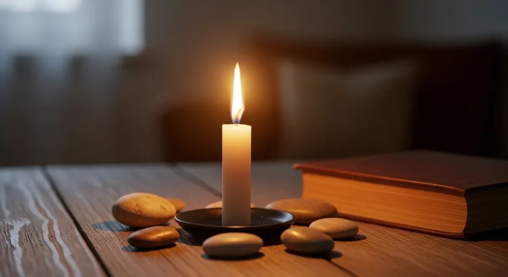 His caring was a steady flame