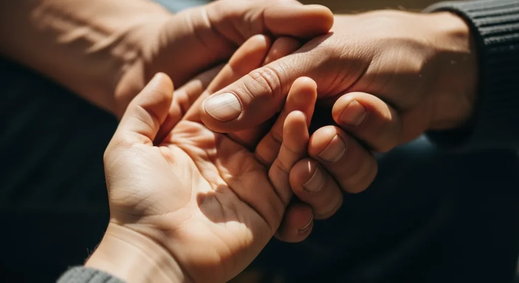 His caring was a steady hand