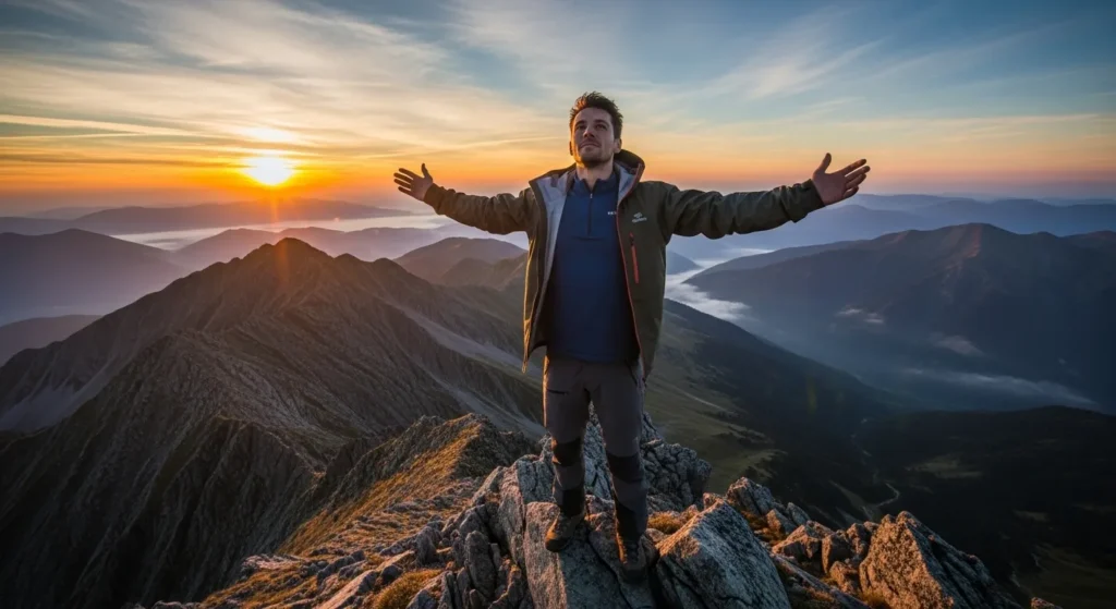 His confidence stood like a mountain