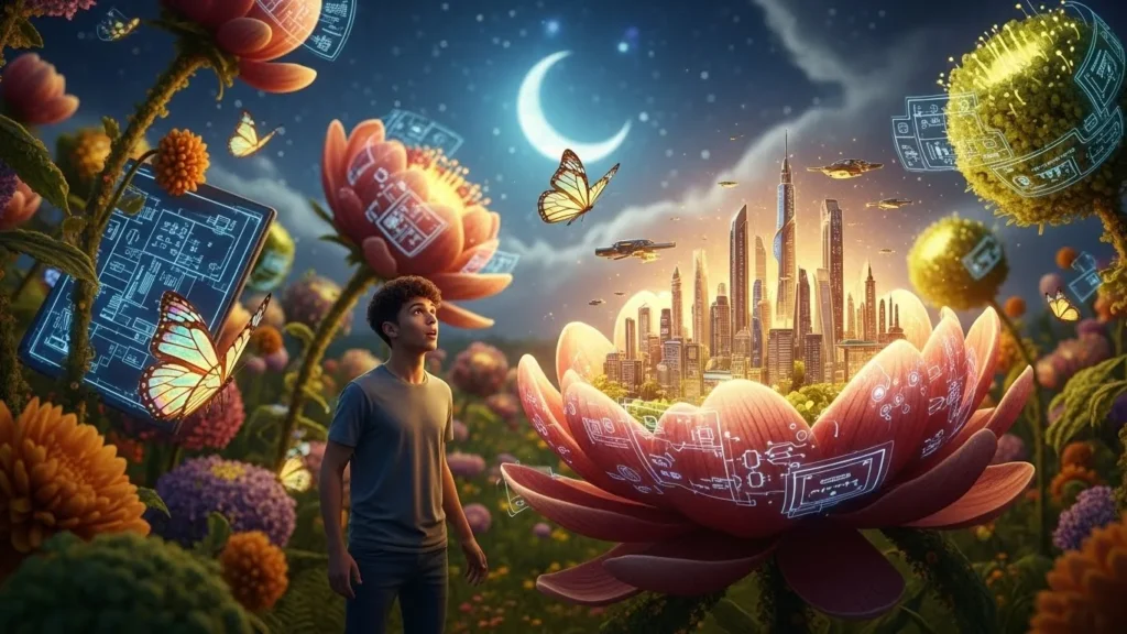 His dream bloomed into reality