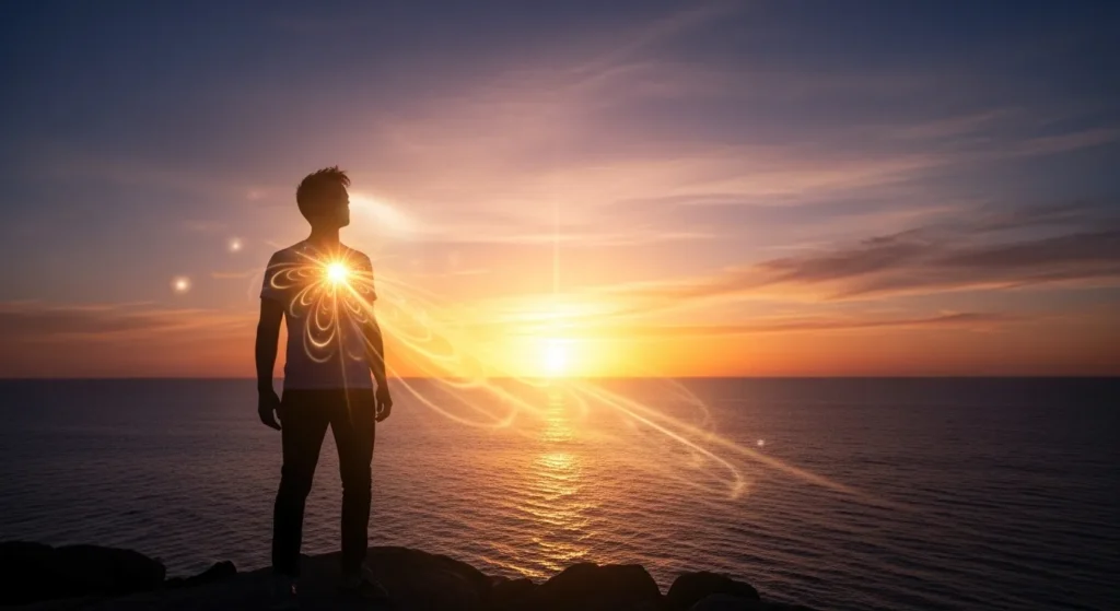 His love was a healing light