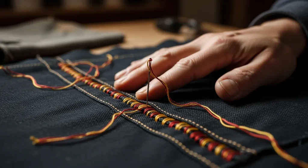 His loyalty was a stitched seam