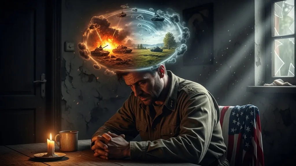 His mind was a battlefield