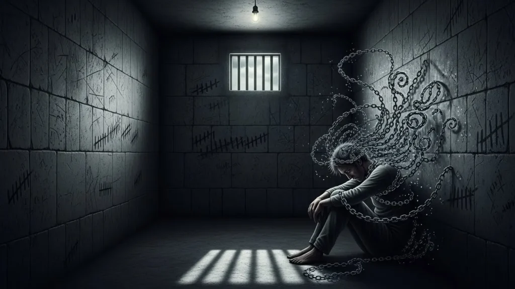 His mindset was a prison