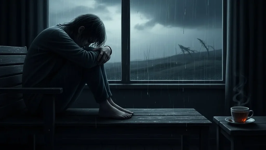 His soul felt bruised