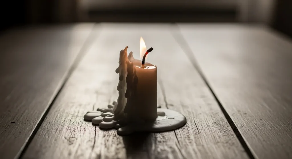  I felt like a burned-out candle