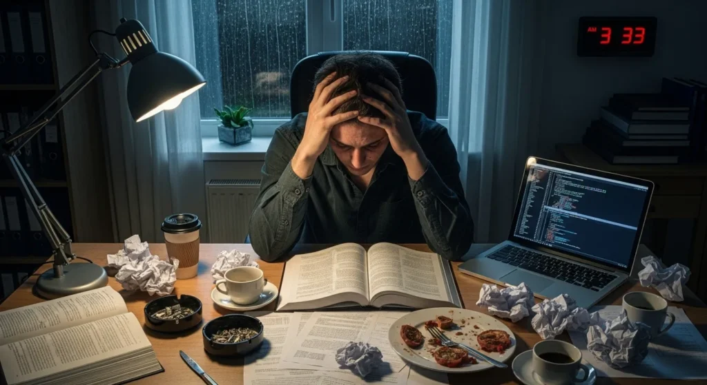  I was mentally fried