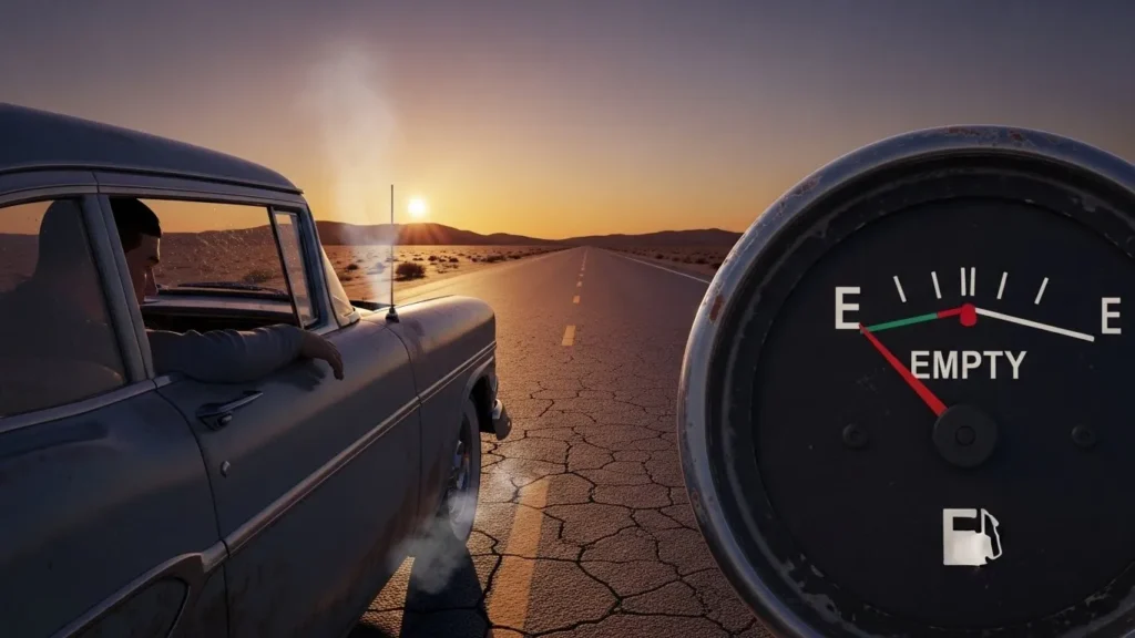 I was running on empty