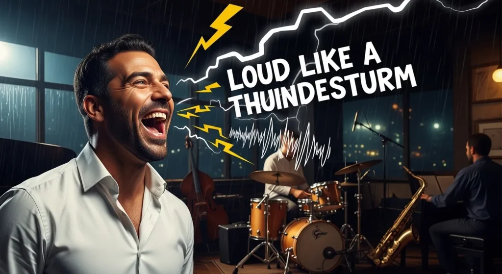 Loud like a thunderstorm