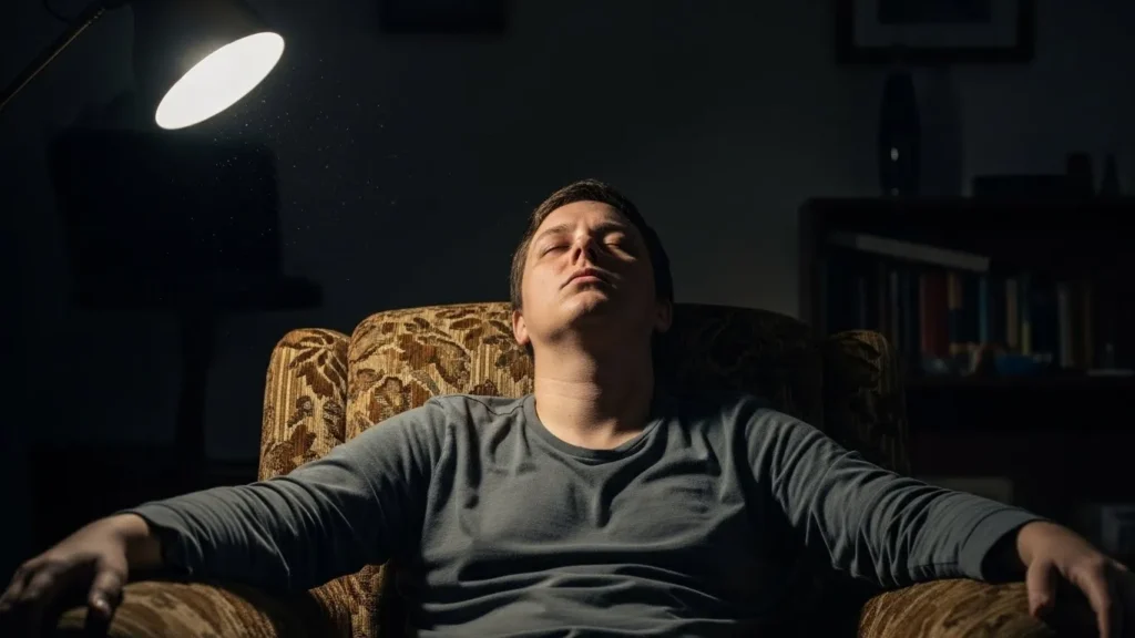 My eyes felt heavier than stone