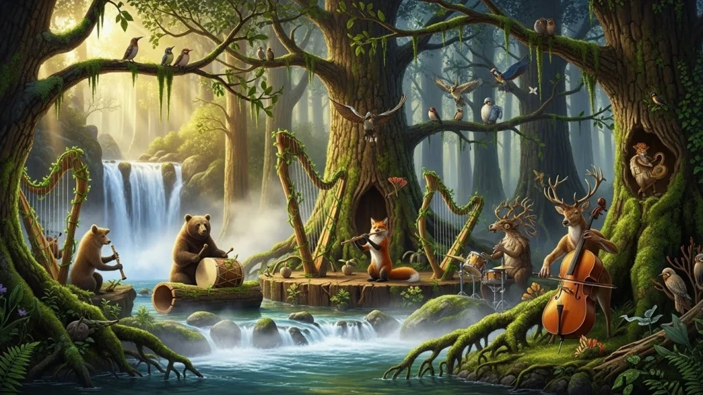 Nature is a wild orchestra