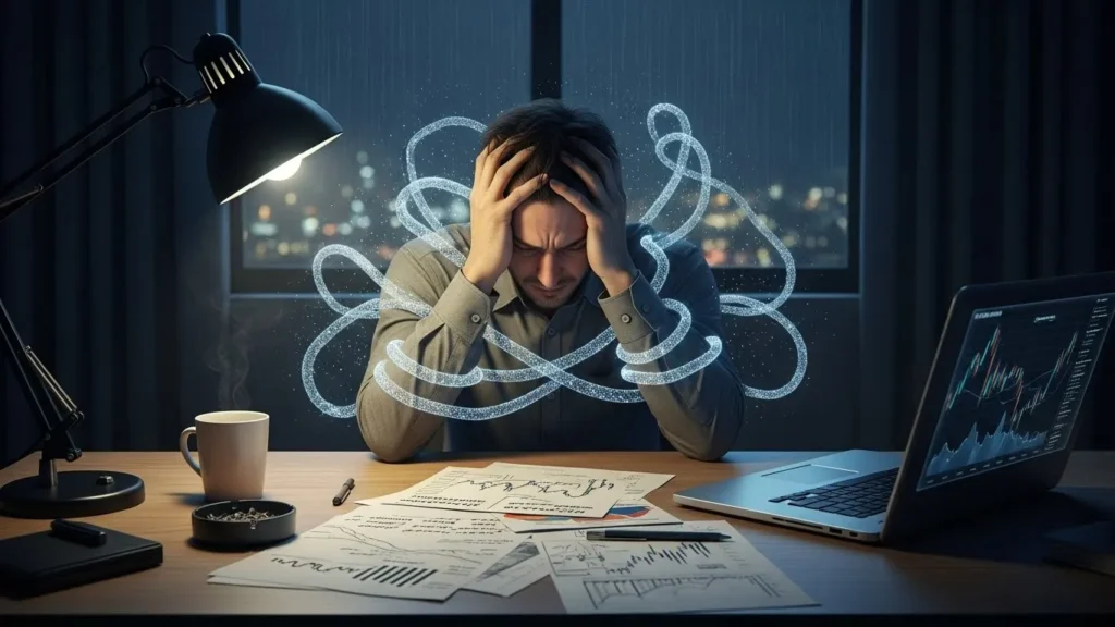 Pressure wrapped around him like a tightening rope