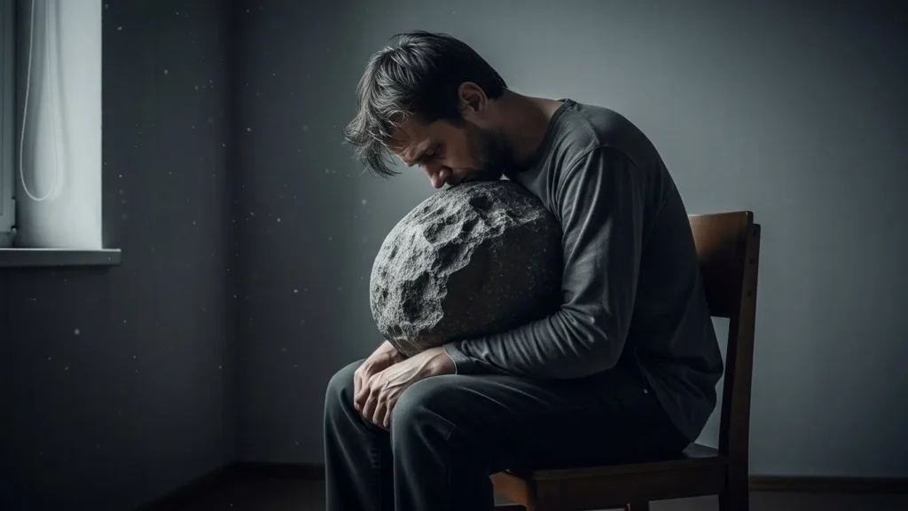  Sadness sat on his chest like a heavy stone