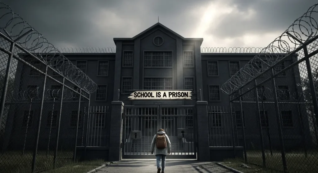 School is a prison