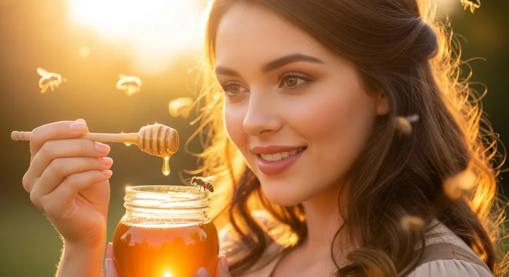 She is sweet as honey