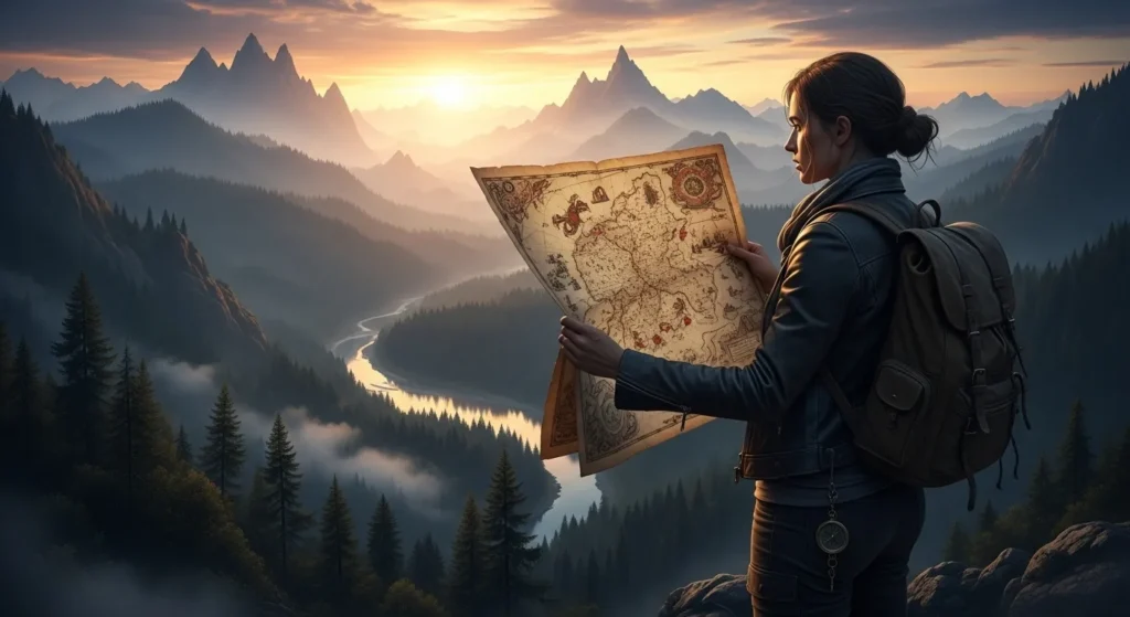 She’s a map in unfamiliar territory