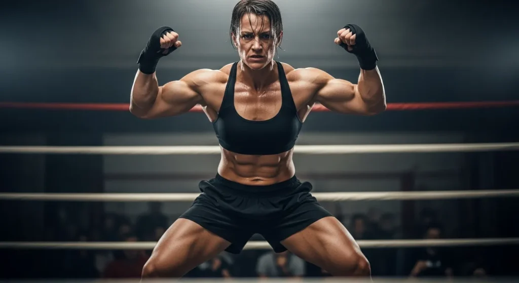  She’s built like reinforced concrete