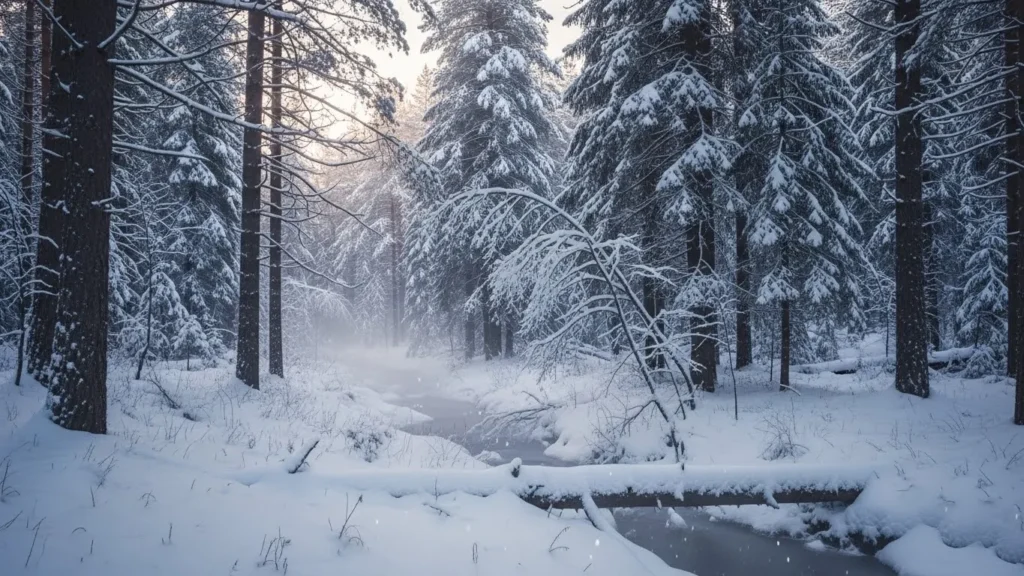 Snow was nature’s hush