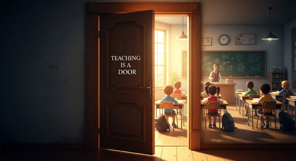 Teaching is a Door