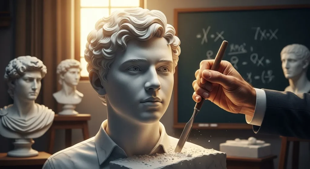 Teaching is a Sculptor