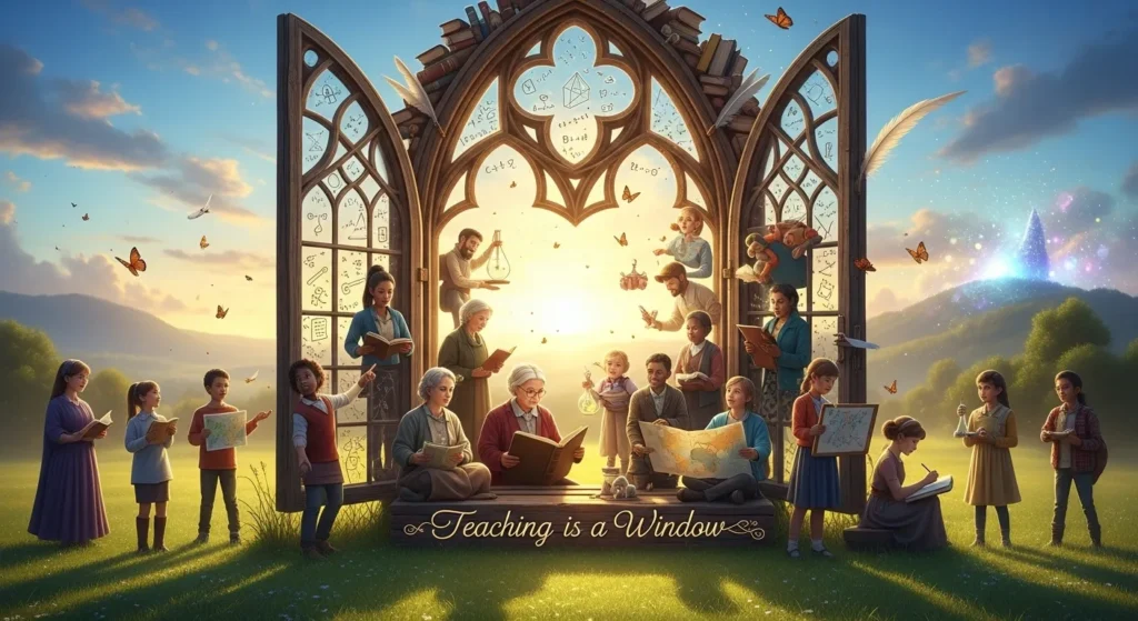 Teaching is a Window