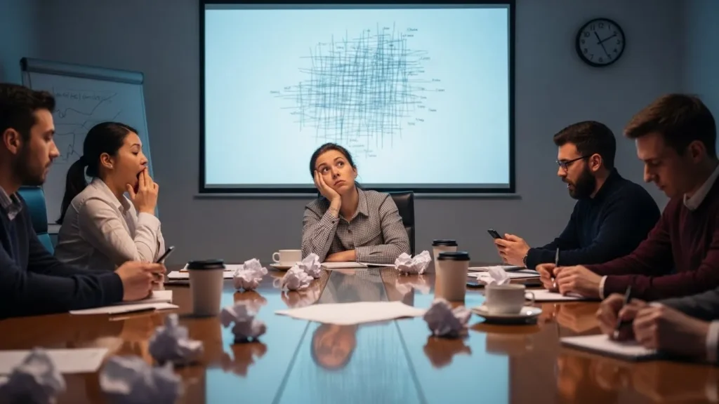 The meeting was a waste of time