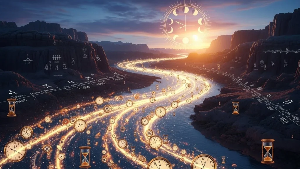 The river is time in motion