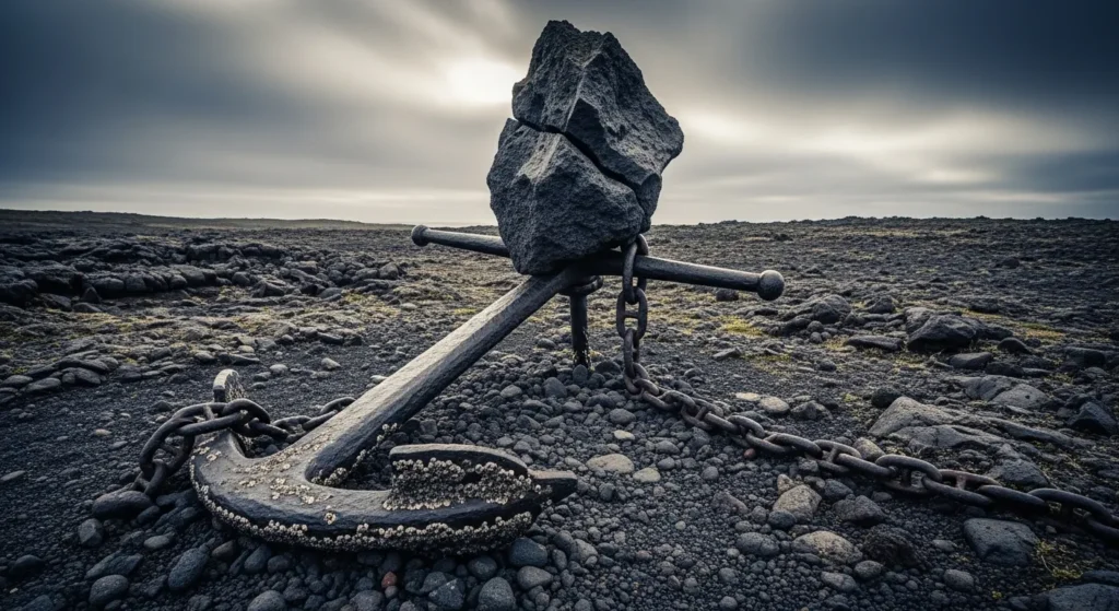 A rock is an anchor