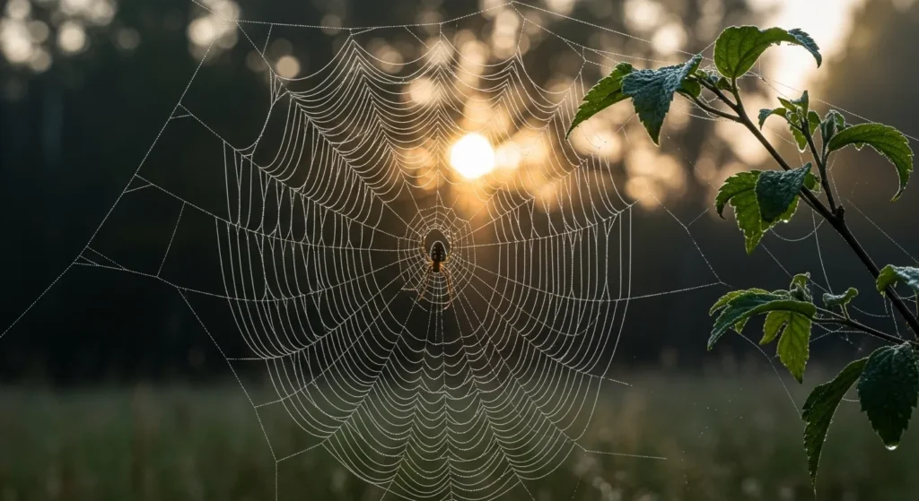 A spider web