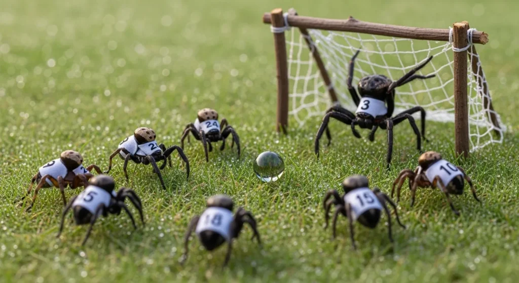 A spider’s team