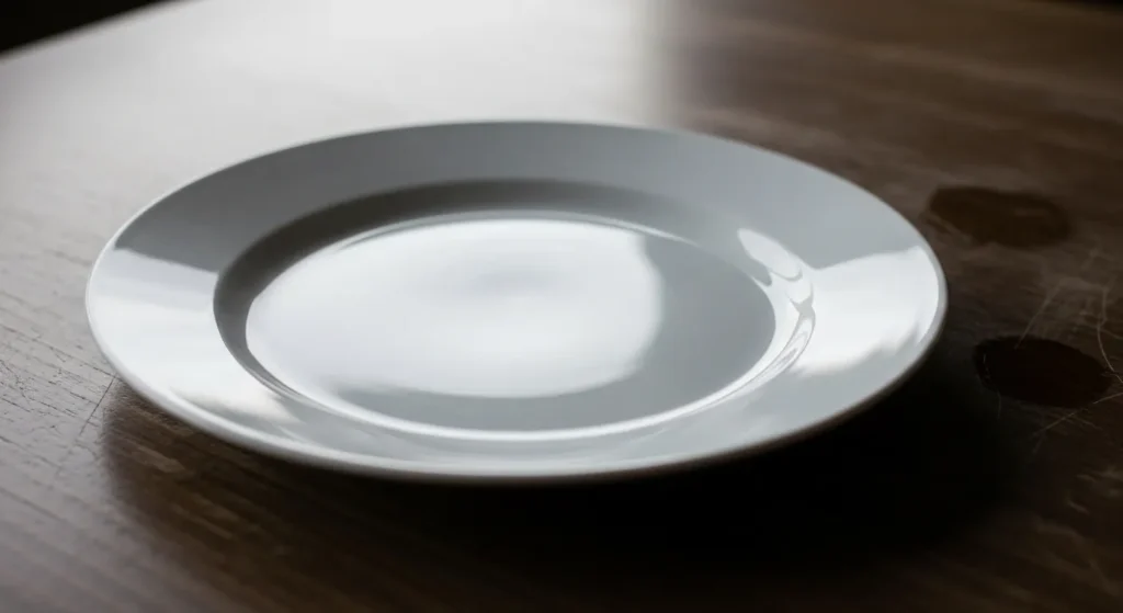 An Empty Plate