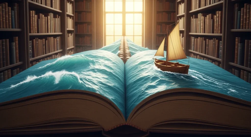 Books are oceans