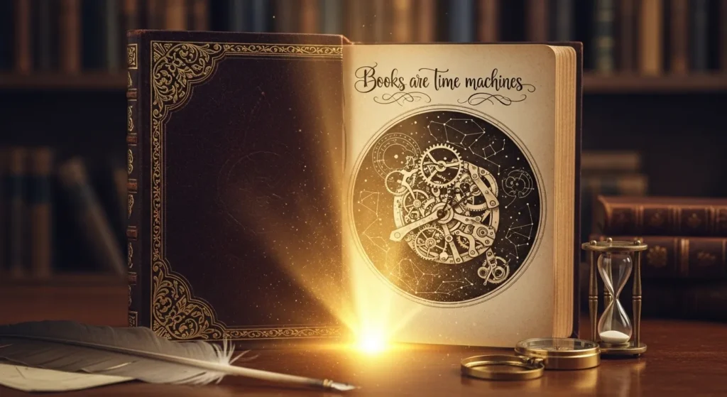 Books are time machines