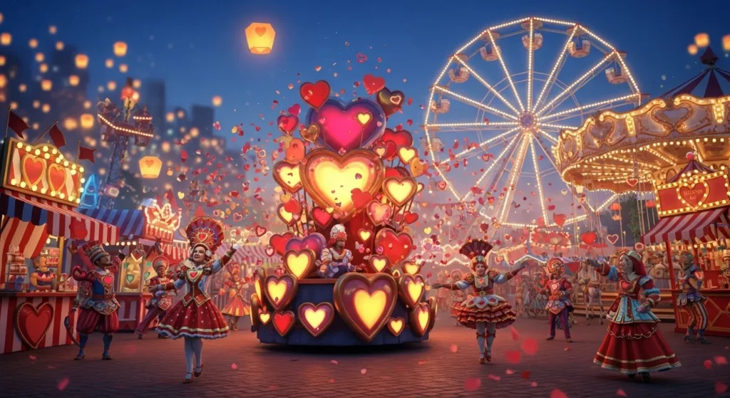 Celebration is a carnival of hearts