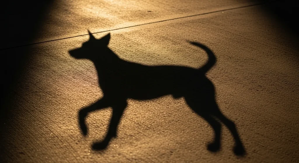 Dog as a Shadow